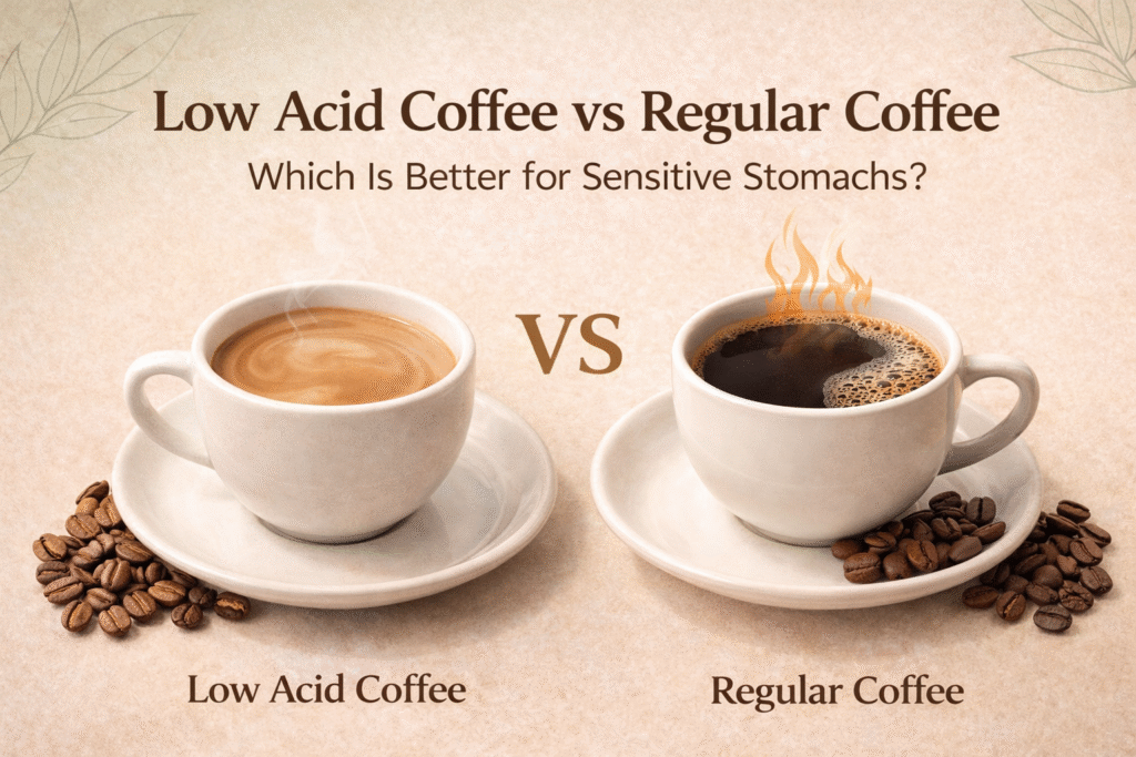 Low Acid Coffee vs Regular Coffee: Which Is Better for Sensitive Stomachs?